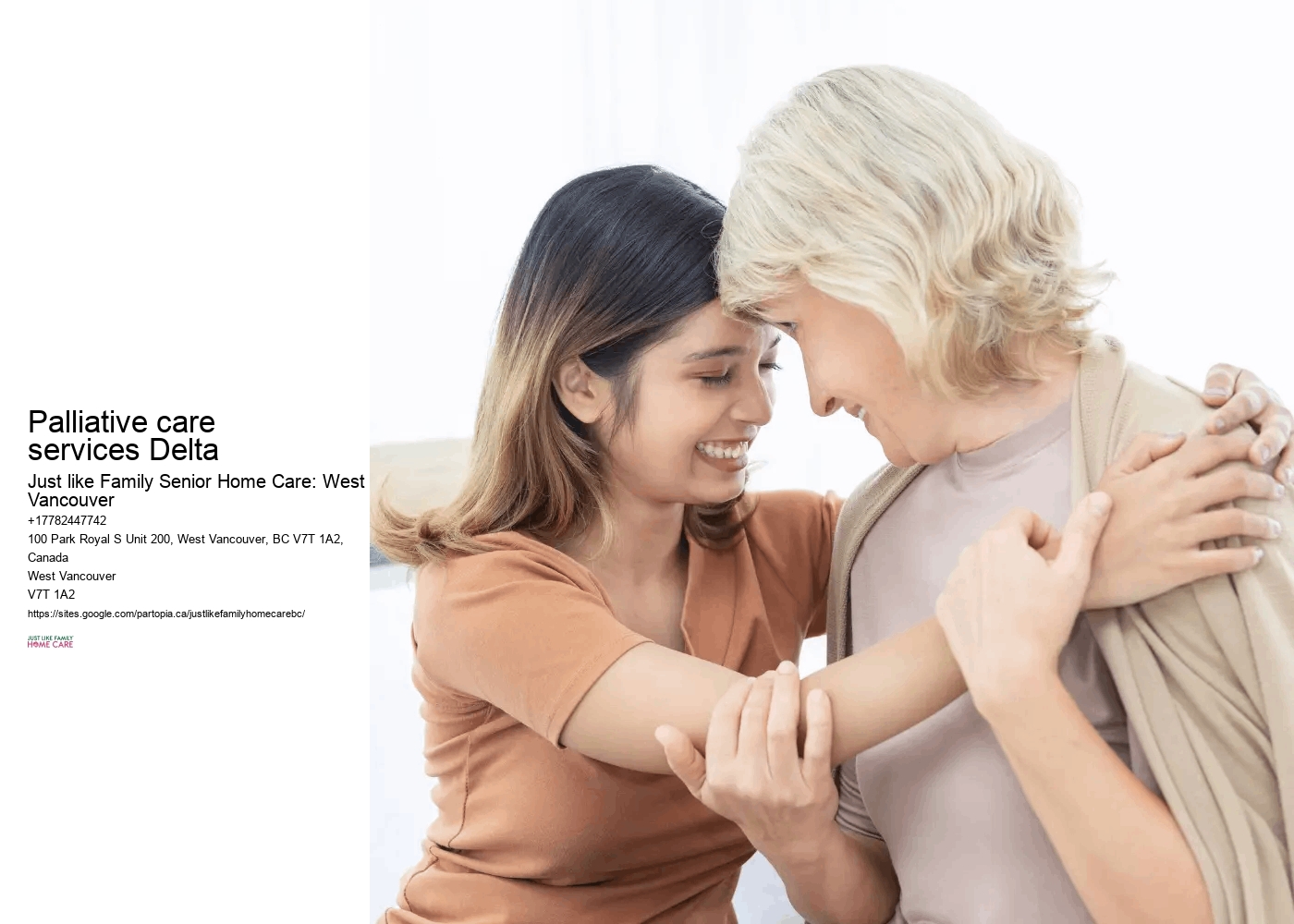 Home care nurse Palliative care services Delta