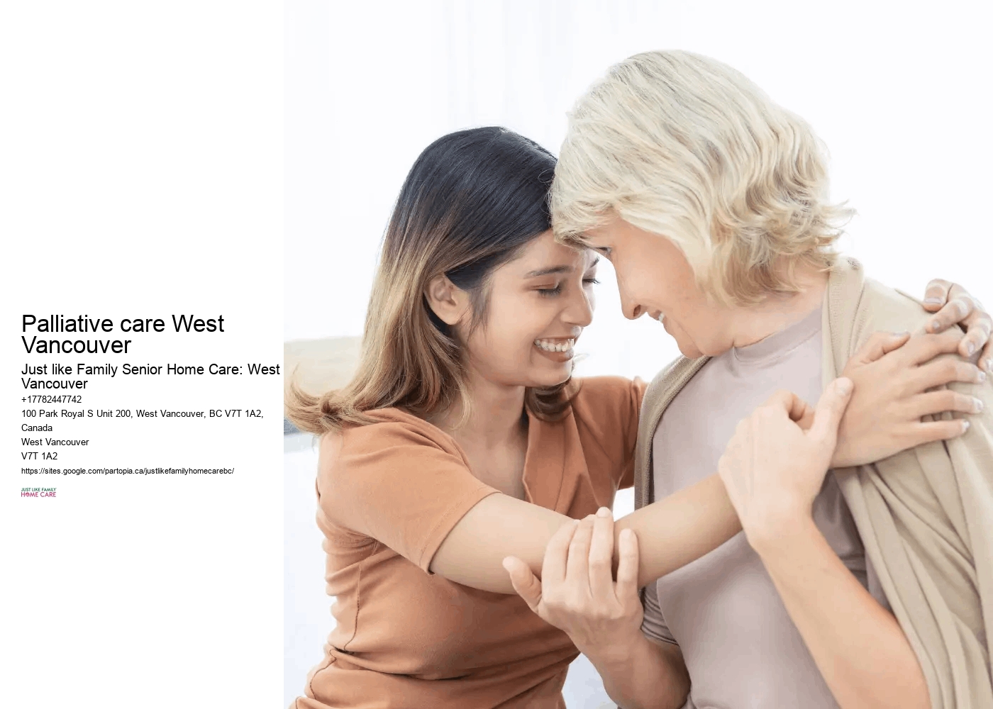 Affordable home care Palliative care West Vancouver