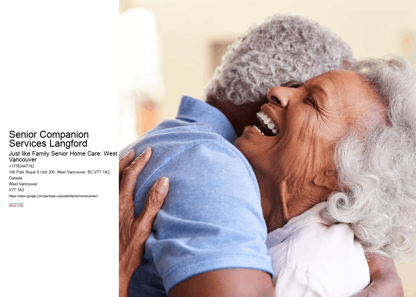Senior Companion Services Langford