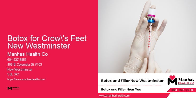 Rejuvenating Facial Injections Botox for Crow's Feet New Westminster