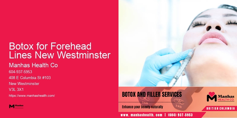 Licensed Botox Practitioners Botox for Forehead Lines New Westminster