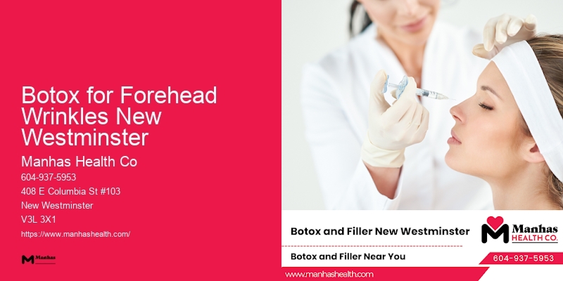 Botox for Excessive Sweating Botox for Forehead Wrinkles New Westminster