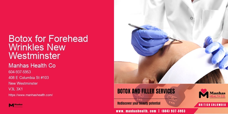 Facial Contouring Botox for Forehead Wrinkles New Westminster