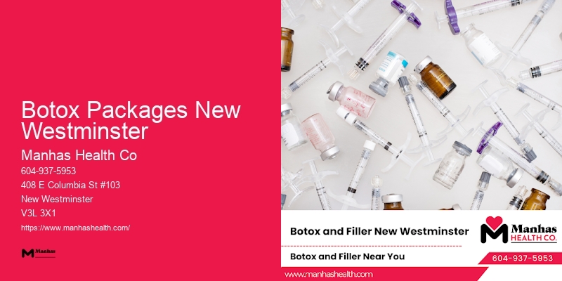 Injectable Beauty Aesthetics Botox Packages New Westminster