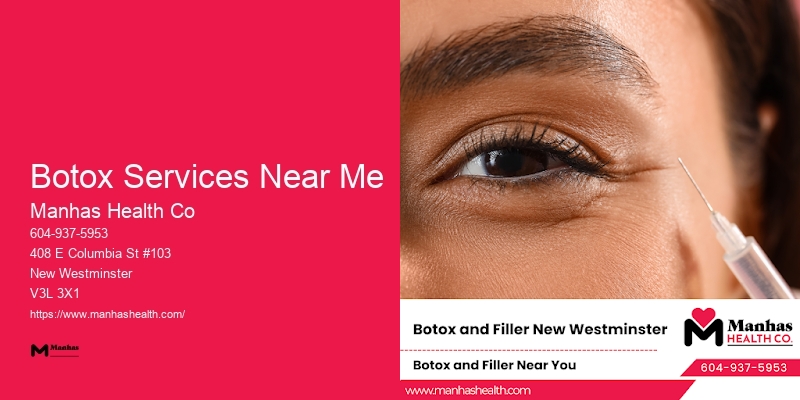 Personalized Facial Wrinkle Relaxation Botox Services Near Me