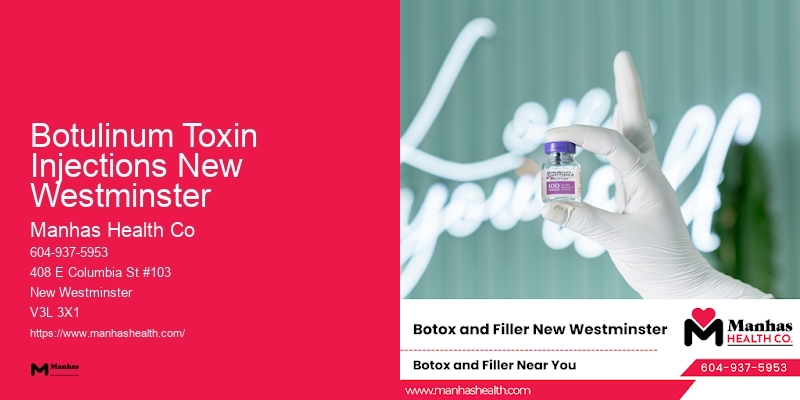 Botulinum Toxin Injections New Westminster Botox Treatments