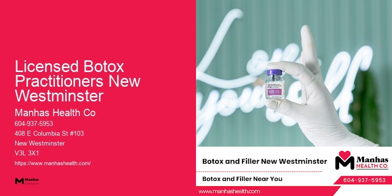 Specialized Anti-aging Injections Licensed Botox Practitioners New Westminster