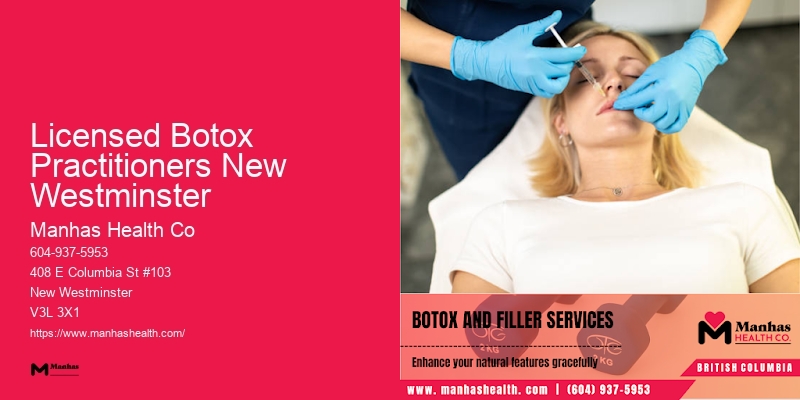 Professional Facial Injections Licensed Botox Practitioners New Westminster