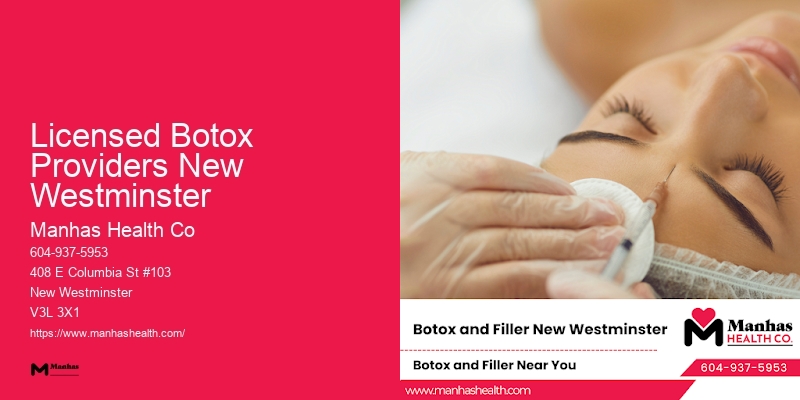Exclusive Botox and Anti-aging Treatments Licensed Botox Providers New Westminster