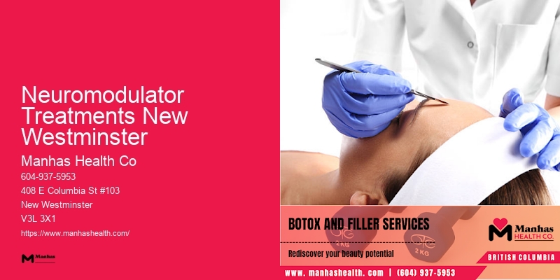 Botox Pricing Neuromodulator Treatments New Westminster
