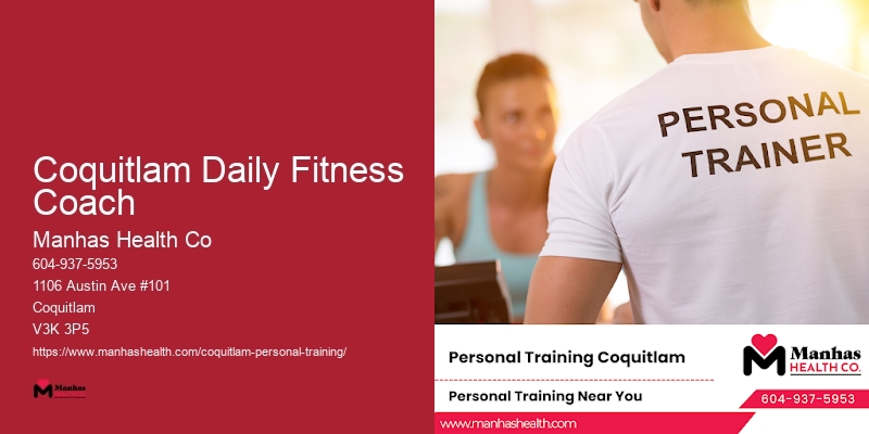 Coquitlam Daily Fitness Coach Senior Health Coach