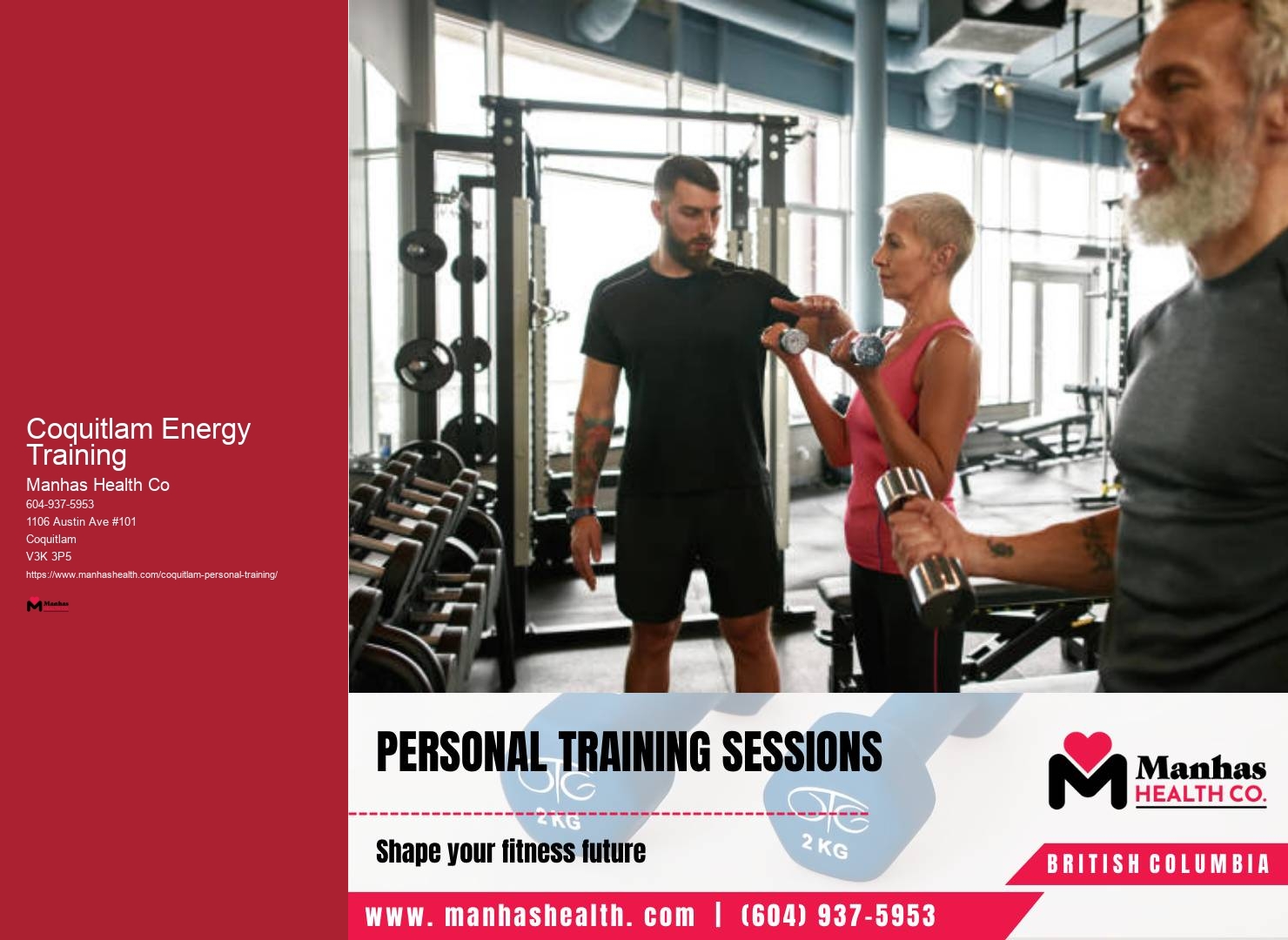 Certified Fitness Coach Coquitlam Energy Training