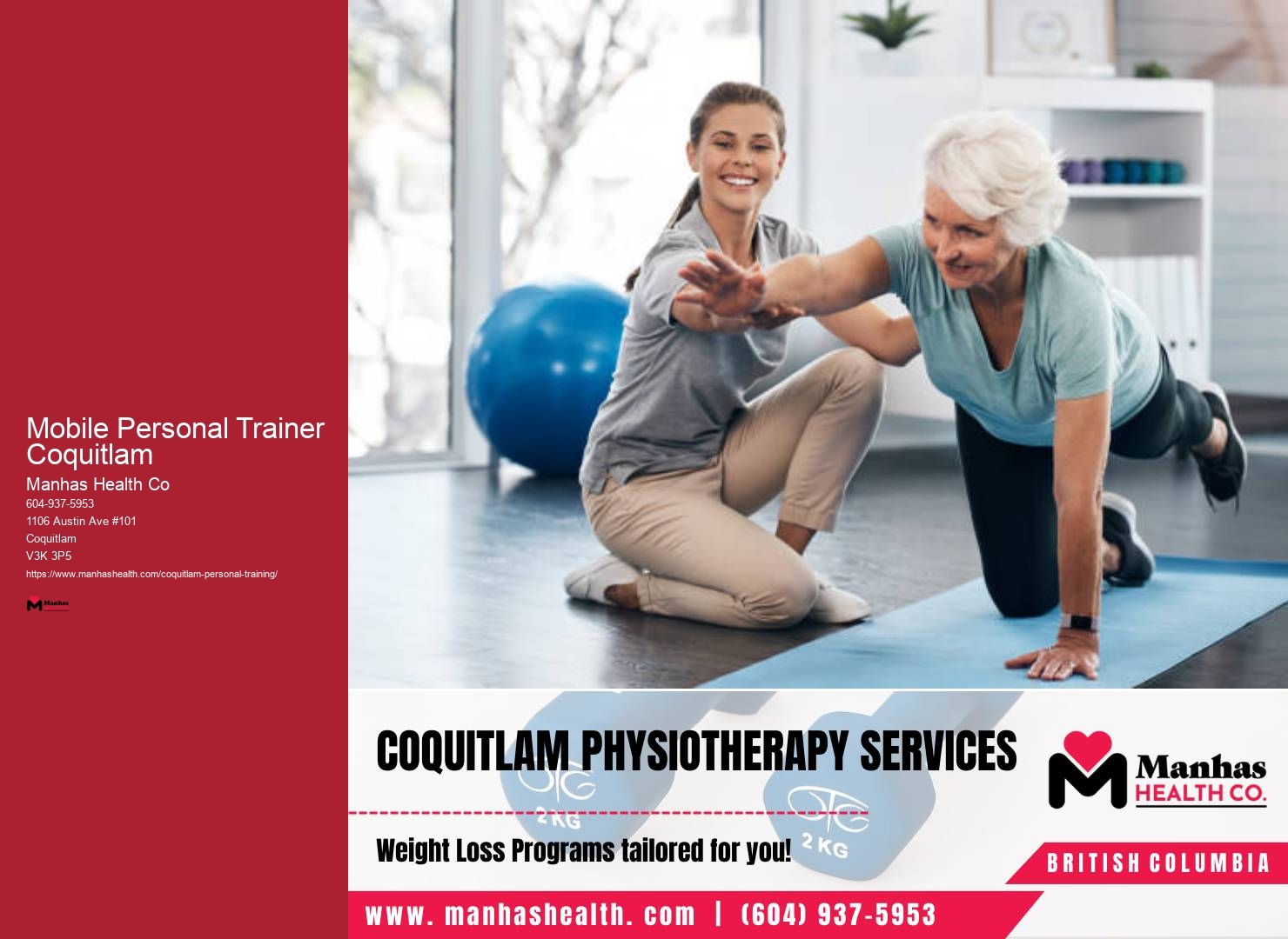 Mobile Personal Trainer Coquitlam Fitness Plans