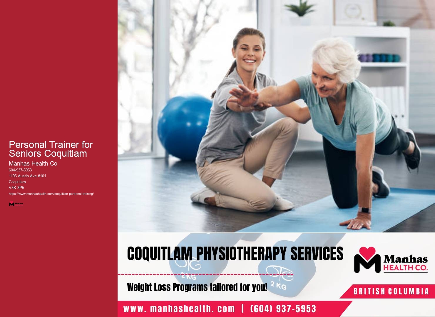 Body Toning Coach Personal Trainer for Seniors Coquitlam