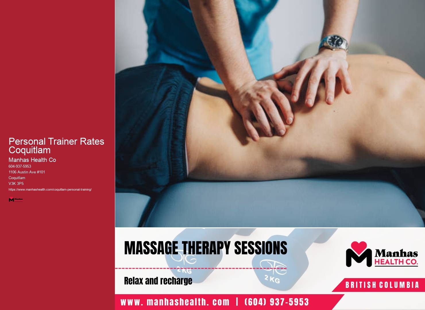 Group Training Specials Personal Trainer Rates Coquitlam