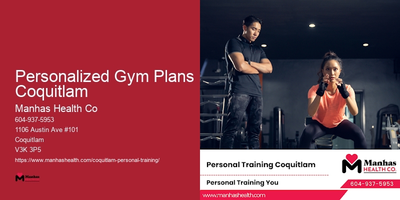 Personalized Gym Plans Coquitlam Fitness Consultation