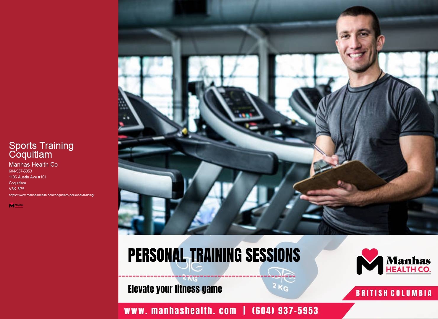 Experienced Personal Trainer Sports Training Coquitlam