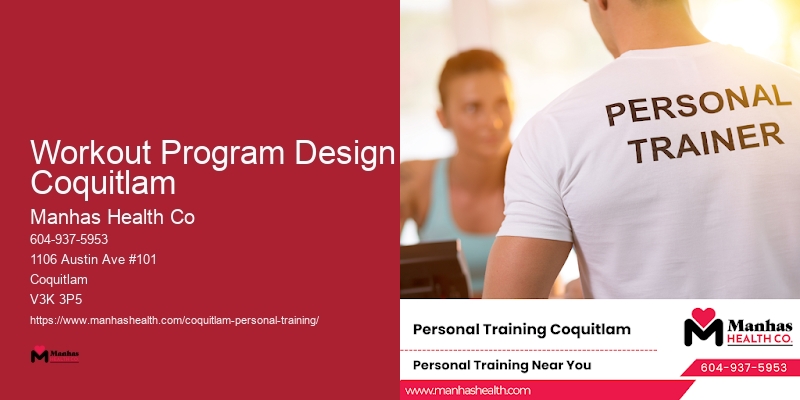 Workout Program Design Coquitlam Weight Loss Programs