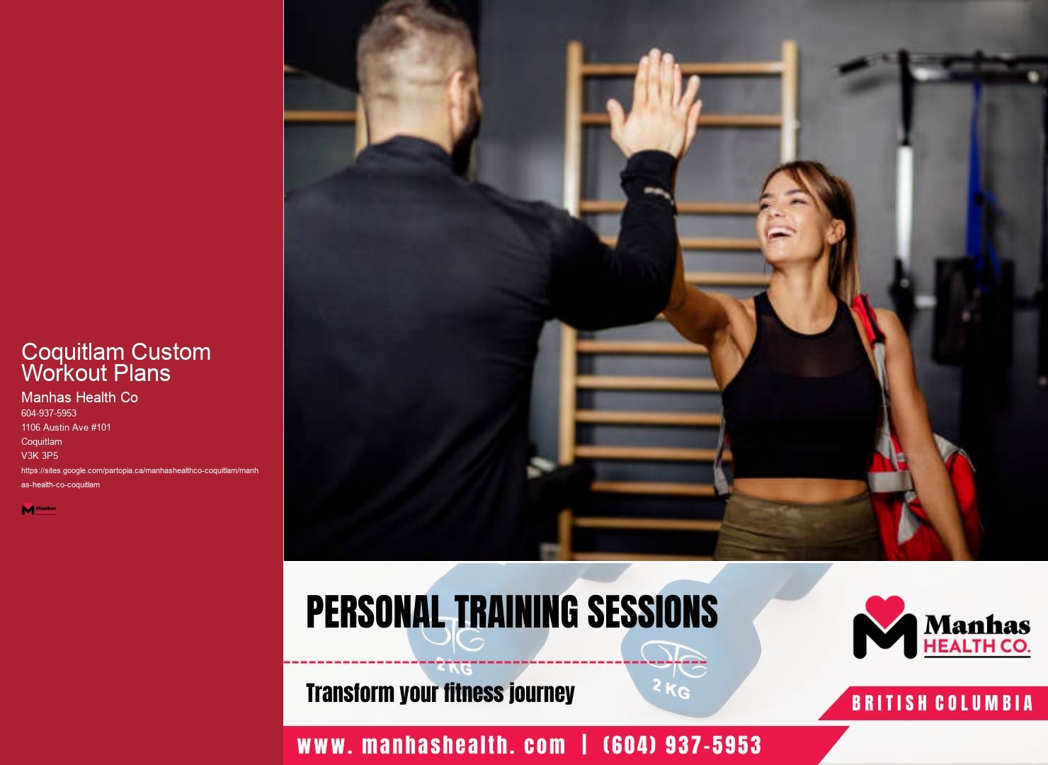 Coquitlam Custom Workout Plans Endurance Training