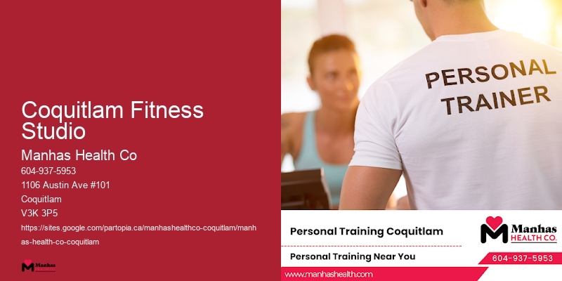 Mobile Fitness Trainer Coquitlam Fitness Studio