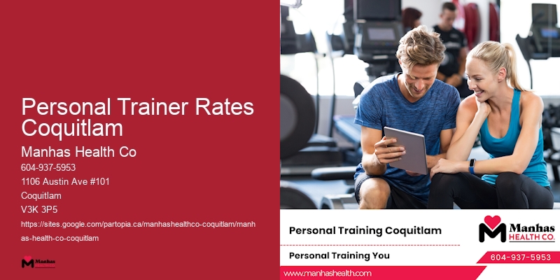 Personal Trainer Home Visits Personal Trainer Rates Coquitlam