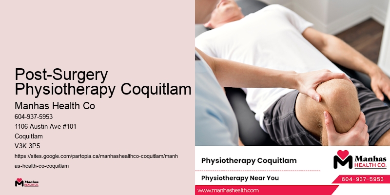 Post-Surgery Physiotherapy Coquitlam