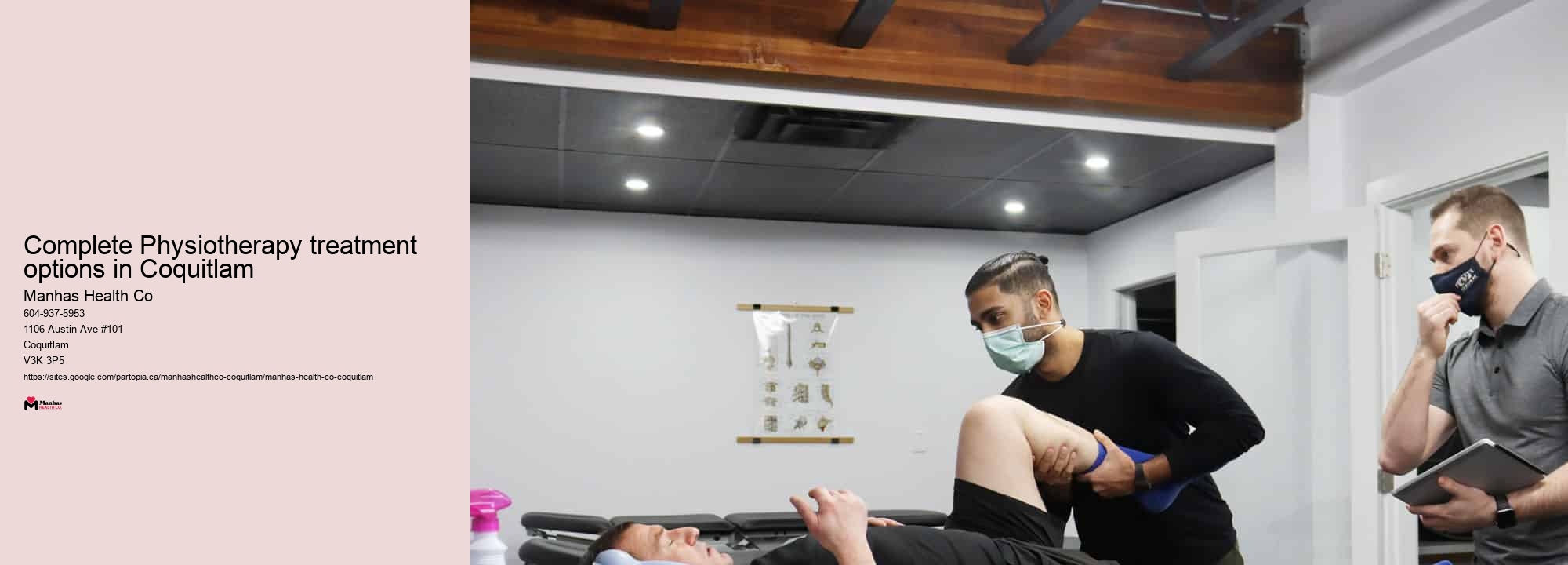 Complete Physiotherapy treatment options in Coquitlam