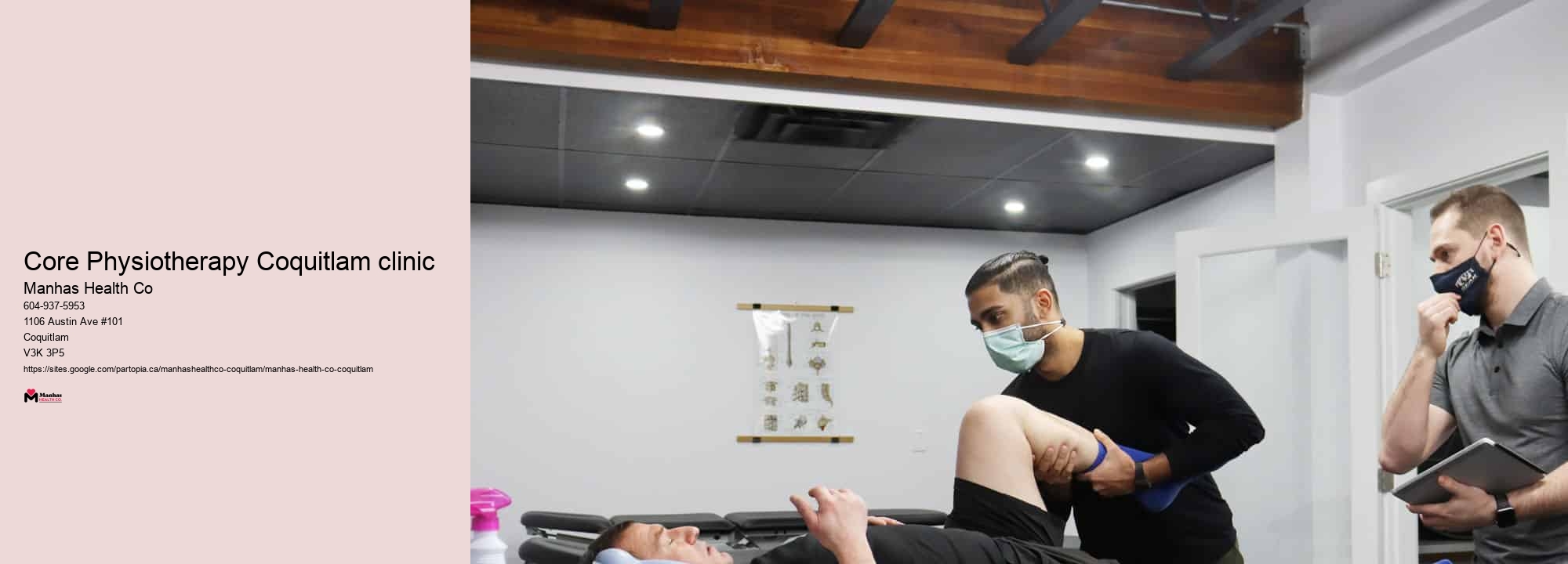 Core Physiotherapy Coquitlam clinic