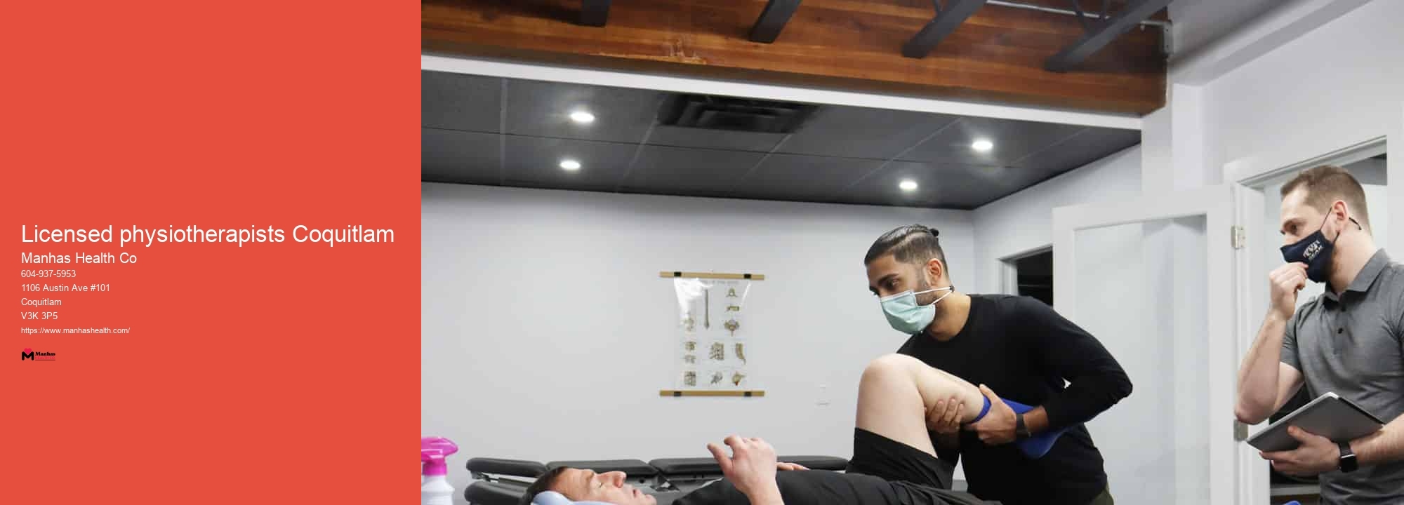 Licensed physiotherapists Coquitlam