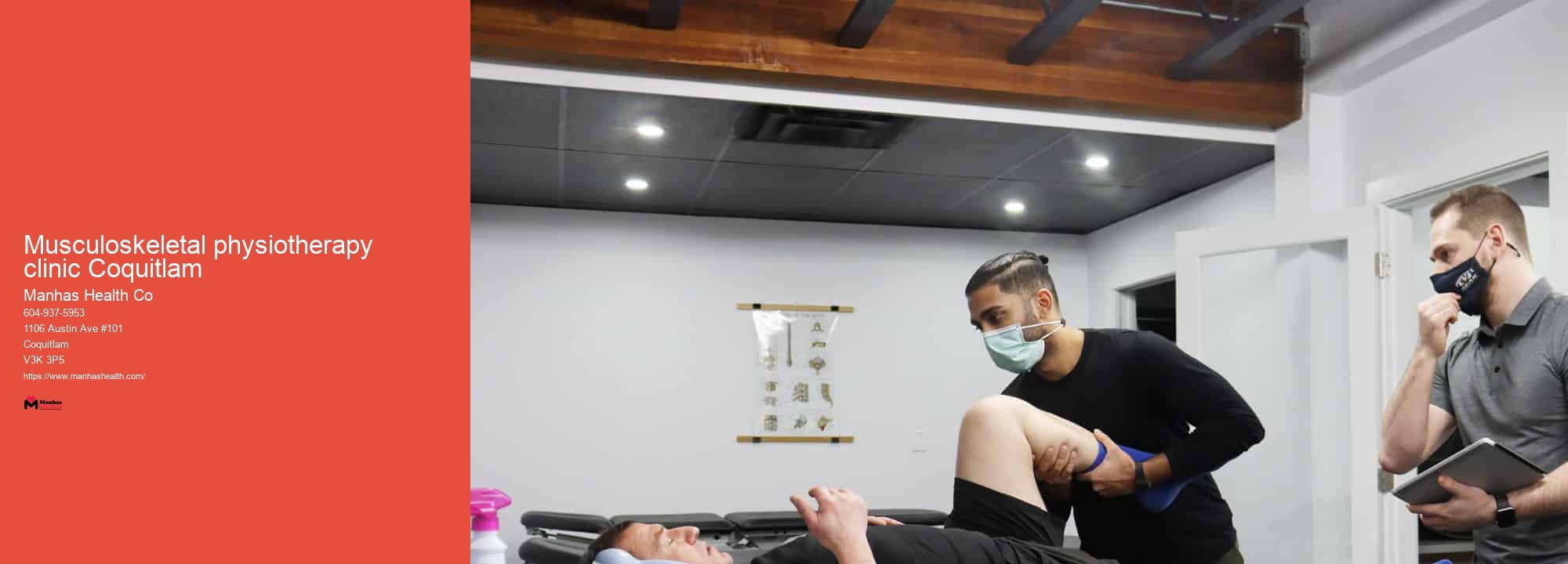 Musculoskeletal physiotherapy clinic Coquitlam