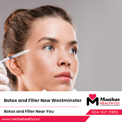 Forehead line injections Botox services New Westminster