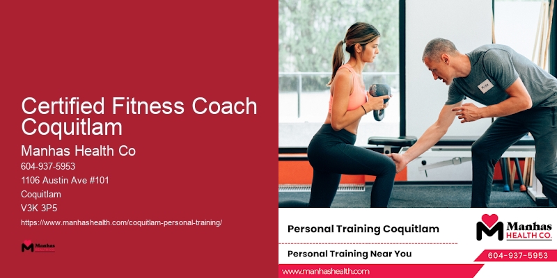 Certified Fitness Coach Coquitlam Fitness Coach For Specialized Workouts