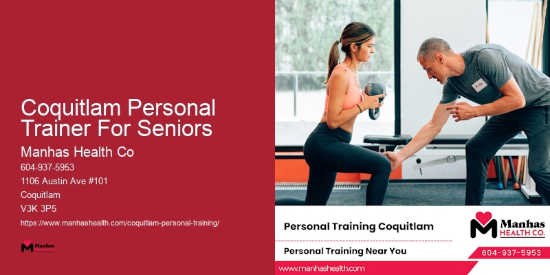 Best Personal Training Services Coquitlam Personal Trainer For Seniors