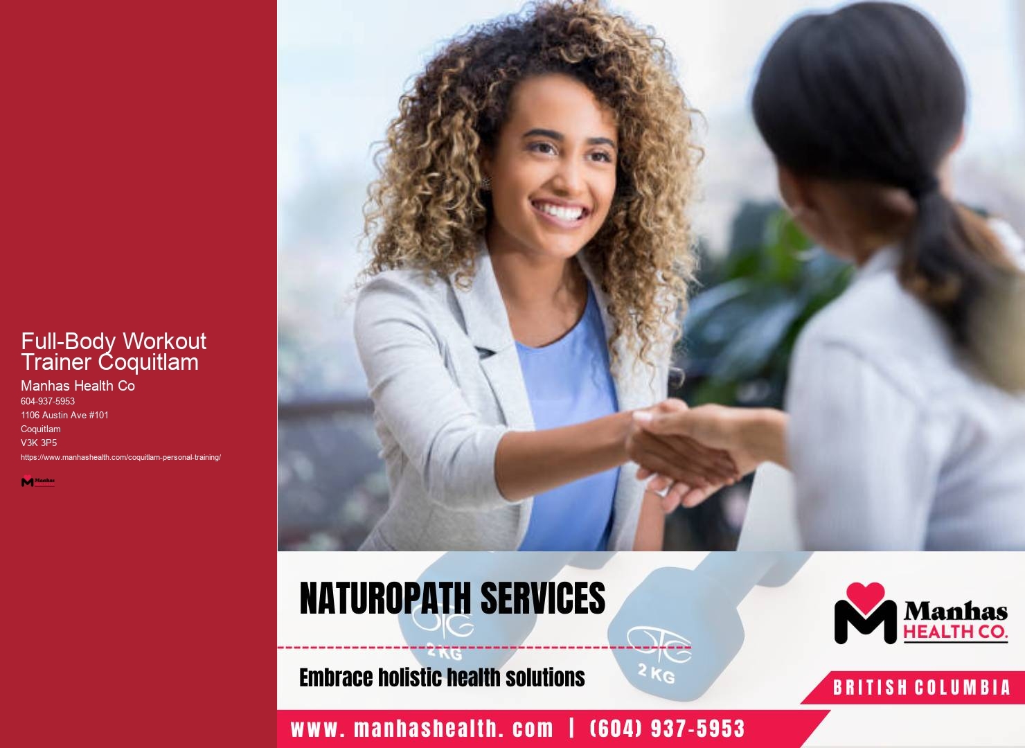 Personal Trainer For Strength Training Full-Body Workout Trainer Coquitlam