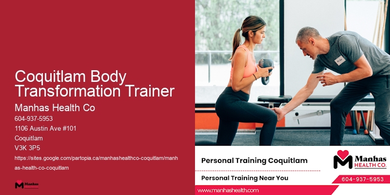 Personal Training For Weight Reduction Coquitlam Body Transformation Trainer
