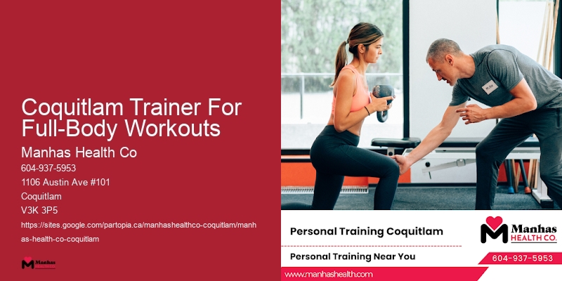Personal Coach For Healthy Habits Coquitlam Trainer For Full-Body Workouts