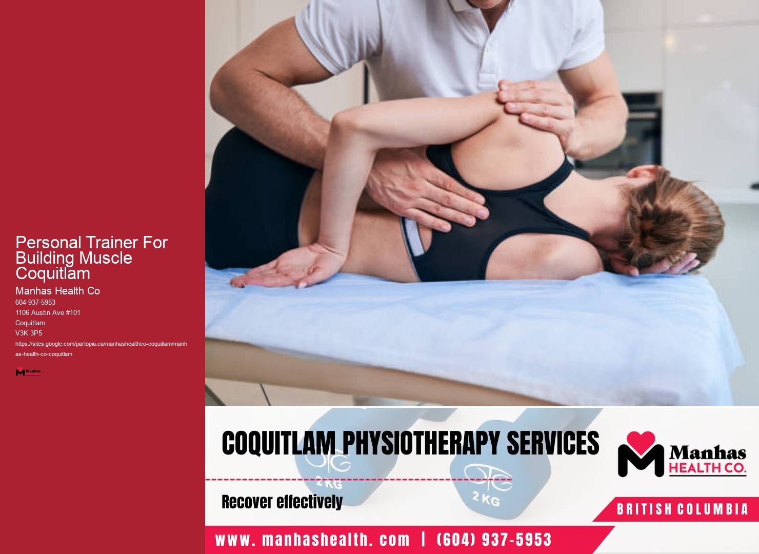 Fitness Coach For Injury Prevention Personal Trainer For Building Muscle Coquitlam