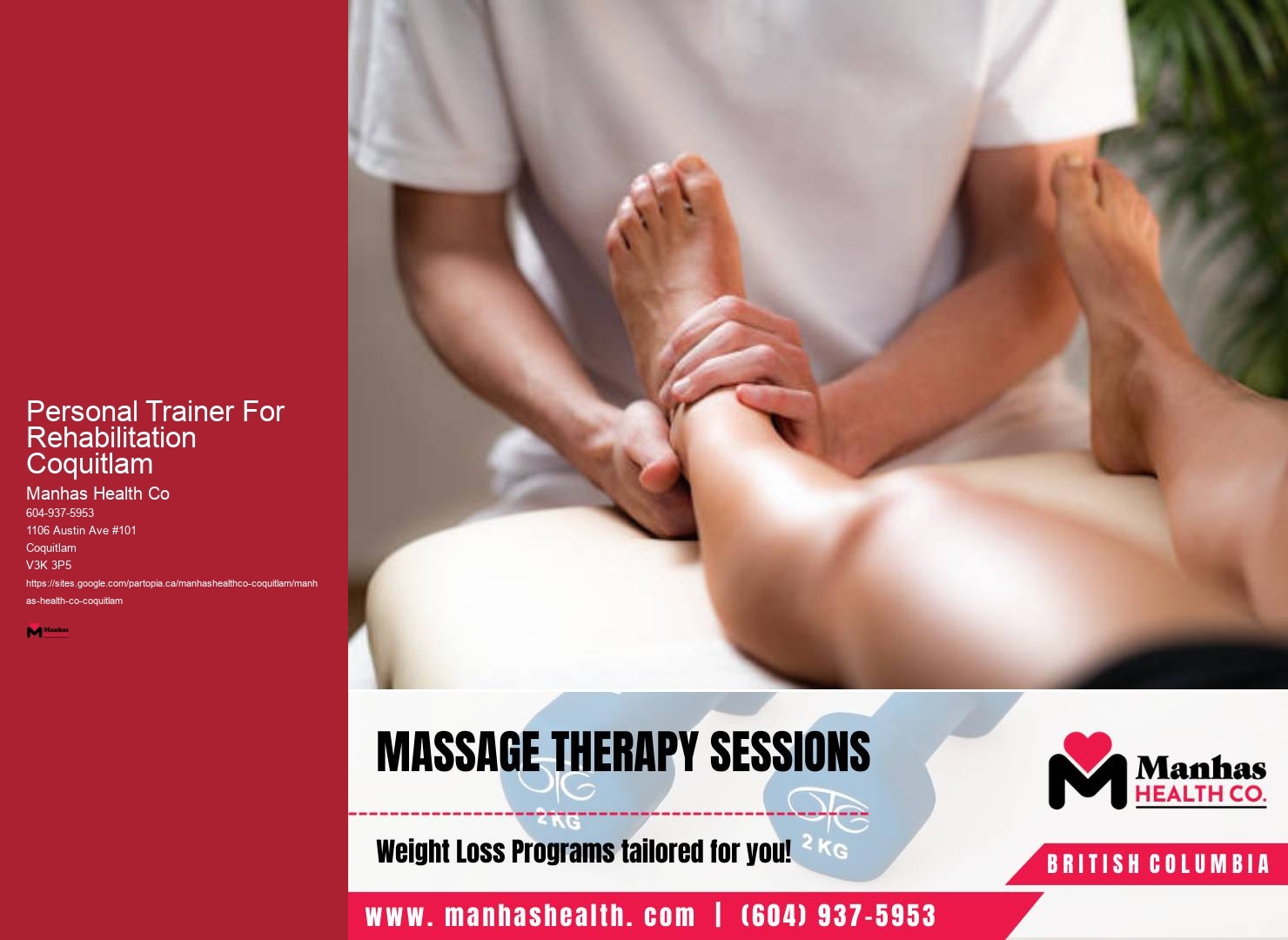 Fitness Coach For Muscle Building Personal Trainer For Rehabilitation Coquitlam