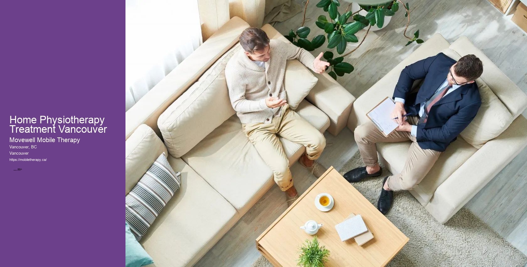Home Physiotherapy Treatment Vancouver