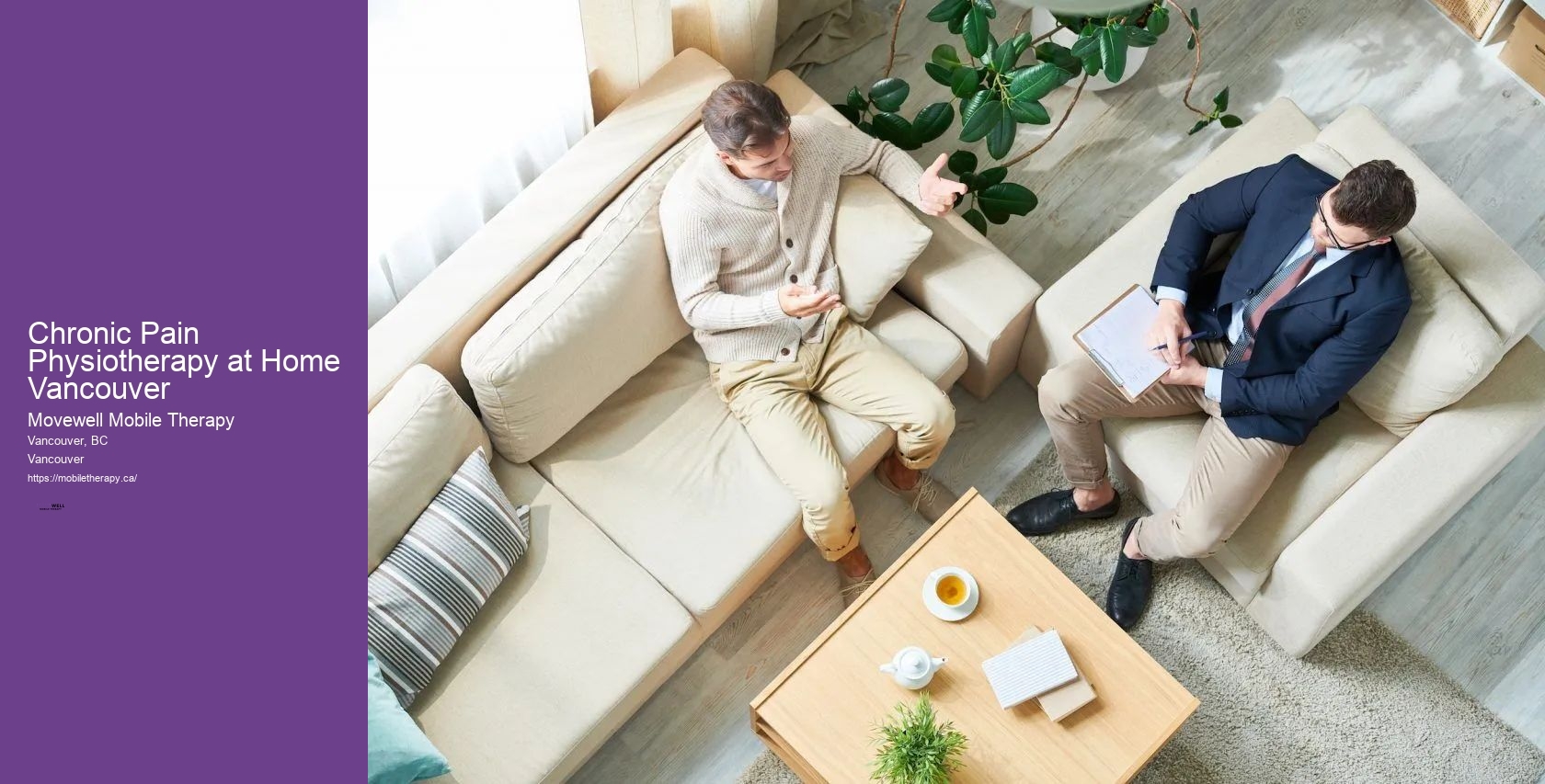 Chronic Pain Physiotherapy at Home Vancouver