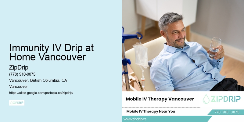 Immunity IV Drip at Home Vancouver