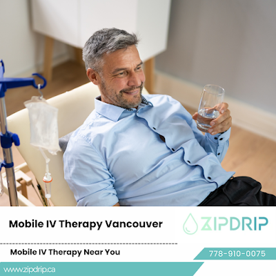Mobile IV for hangover relief