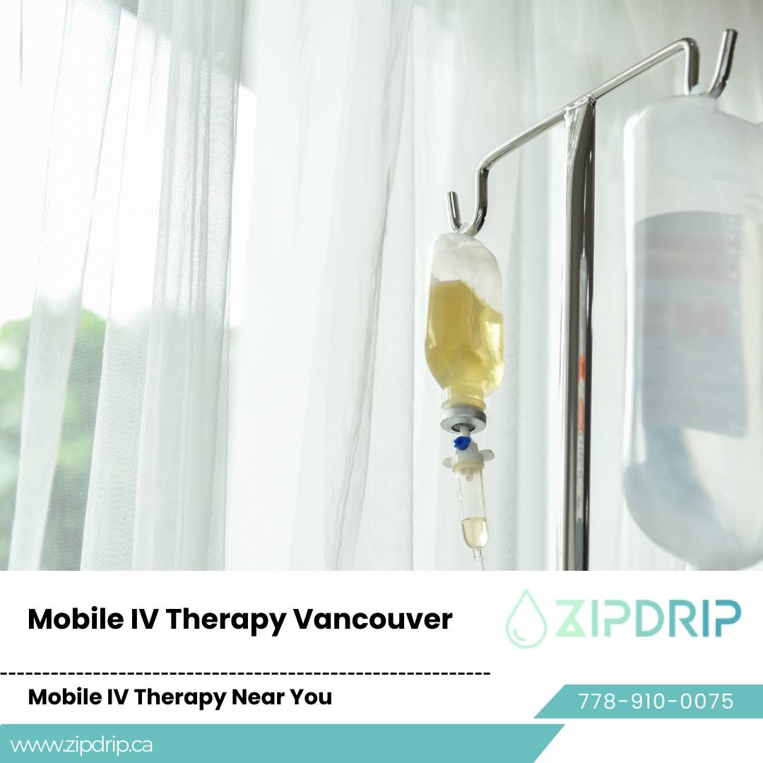 Mobile IV drip for hydration