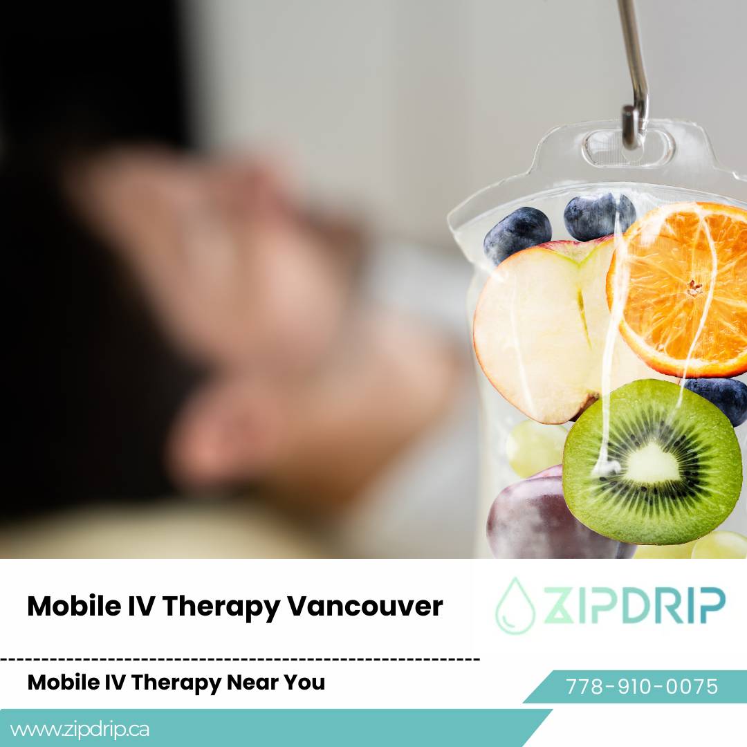 Vitamin C IV infusion Mobile Wellness Drip Vancouver