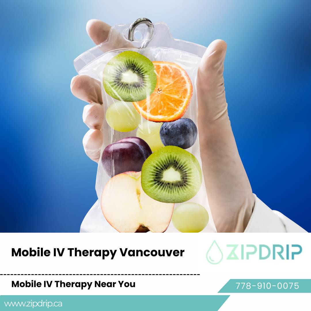 Mobile IV wellness therapy Vancouver Mobile IV Drip Service