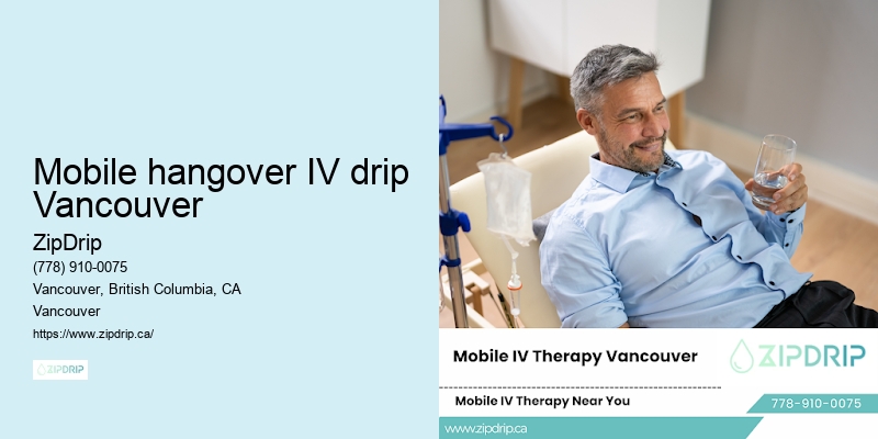 Mobile hangover IV drip Vancouver