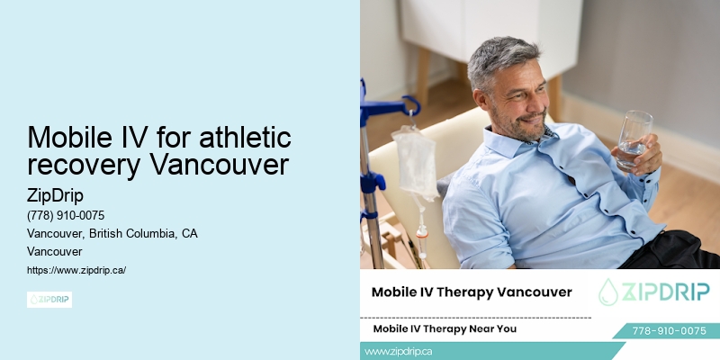 Mobile IV for athletic recovery Vancouver