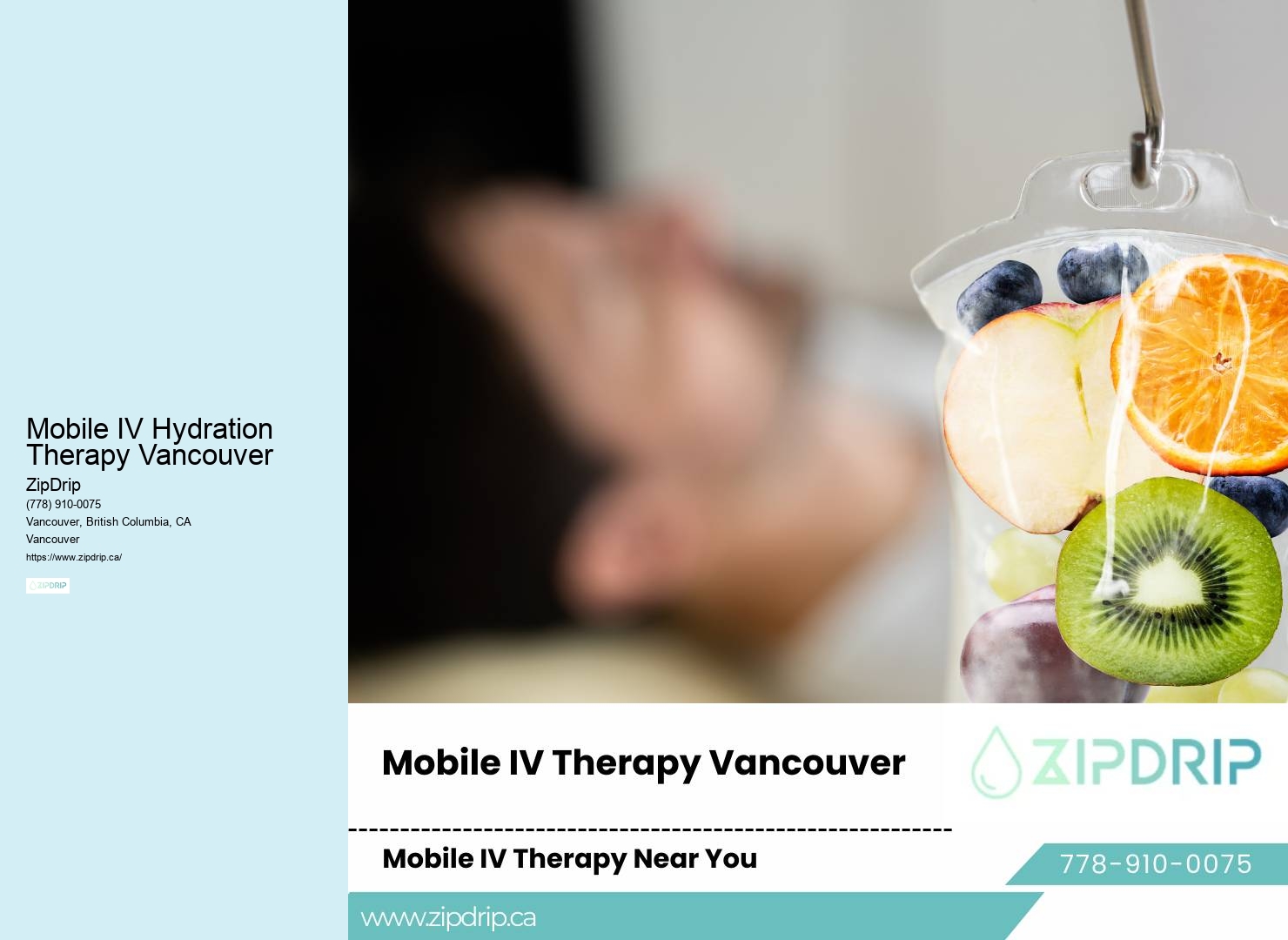 Mobile IV Hydration Therapy Vancouver IV Therapy for Athletes