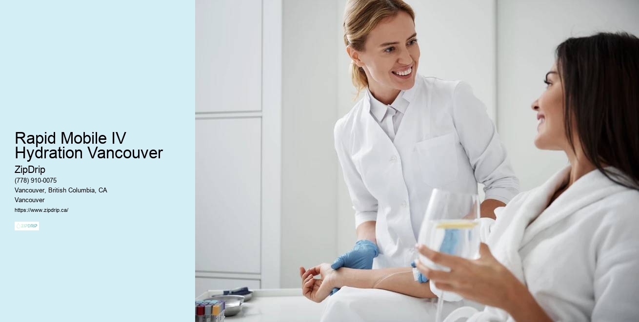 On-the-Go IV Drip Services Rapid Mobile IV Hydration Vancouver