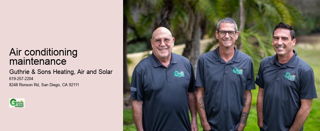 Air conditioning maintenance